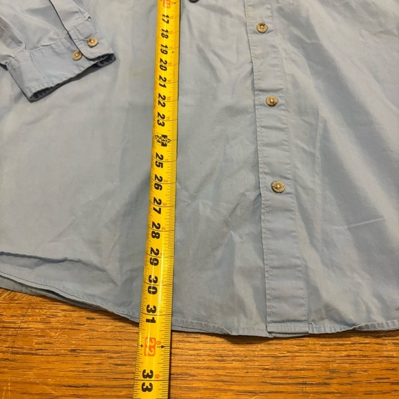 Mens Columbia PFG XXL Omni Shade Baby Blue Long Sleeve Vented Button Down Shirt. - Picture 5 of 6